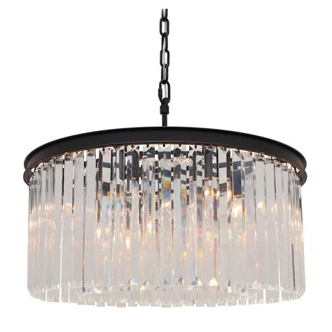 When you turn on the lamp, you will understand that this is definitely the crystal chandelier you are looking for! D'Angelo 8 Light Round Clear Crystal Prism Chandelier ...