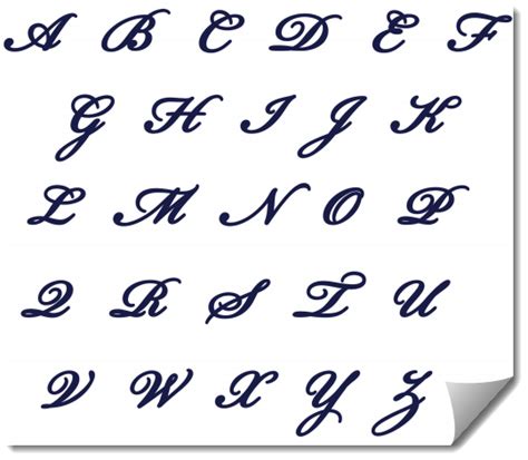 Comment écrire en calligraphie 15 étapes avec images Alphabet