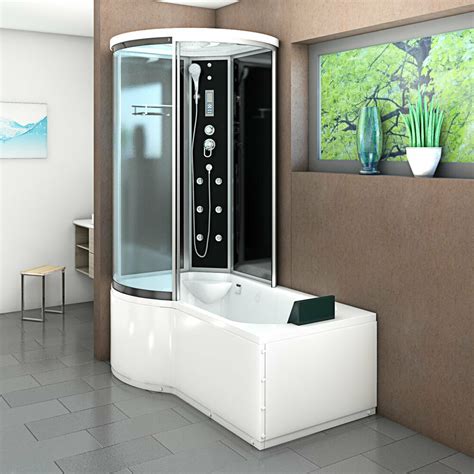 Magic bad legt wert auf die optische anpassung an den stil ihres bades. AcquaVapore DTP8055-A301R Wanne Duschtempel Badewanne ...