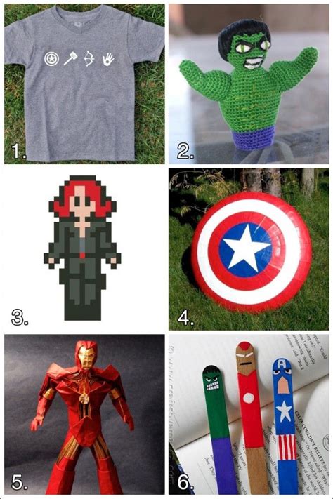 Geek Crafts Avengers Superhero Craft Roundup Avengers Crafts