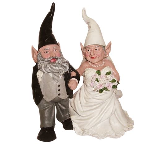 Homestyles Bride And Groom Wedding Gnome Married Couple Home And Garden