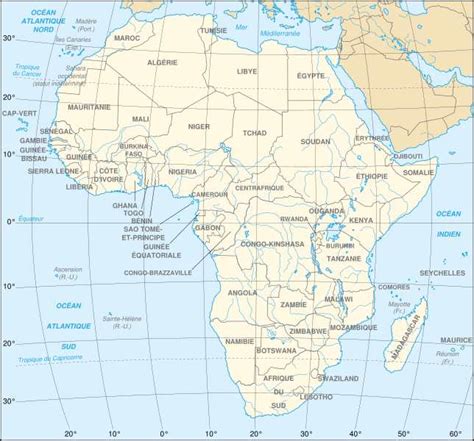 Carte De L Afrique Avec Nom Des Pays Carte De La Norvege