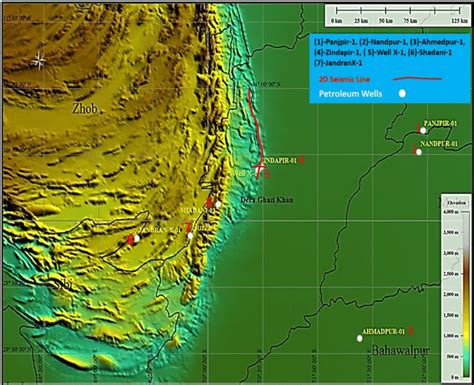 1 Shaded Relief Map Of Study Area And Its Surroundings Download