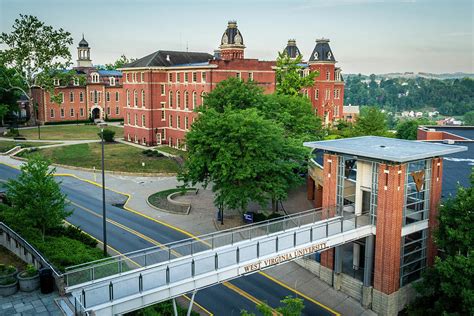 West Virginia University Campus From Above Photograph By Aaron Geraud Fine Art America