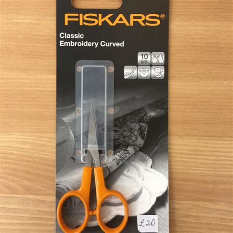 Fiskars Classic Embroidery Curved Scissors 10 Cm Fabric Mouse Sewing