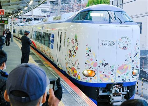Hello Kitty Haruka Take A Ride On Kansais Hello Kitty Train