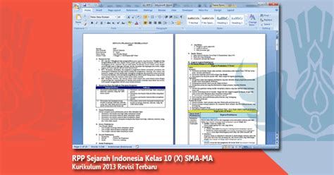 Sari officialclass 3 months ago. RPP Sejarah Indonesia Kelas 10 (X) SMA-MA Kurikulum 2013 ...