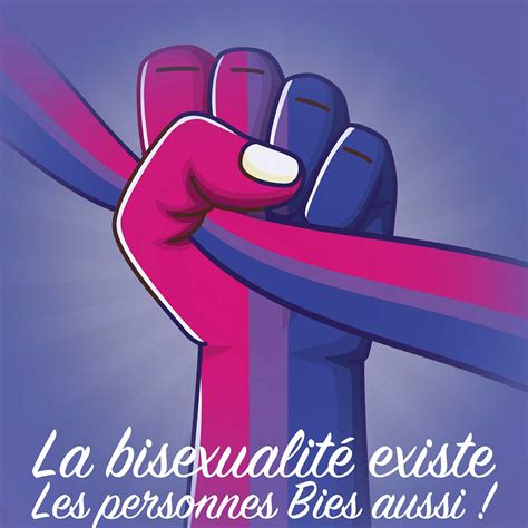 tÊtu le b de lgbt dans la rue pour la journée internationale de la bisexualité