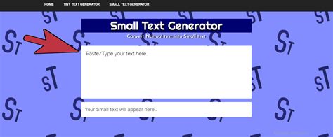 Small Text Generator | Text generator, Generator, Text