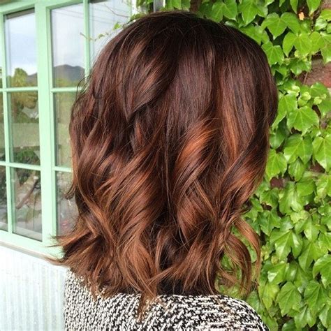 Next time, when you go to the beauty salon, ask your hairdresser to do exactly this kind of copper highlights on your black hair. 60 Hairstyles Featuring Dark Brown Hair with Highlights