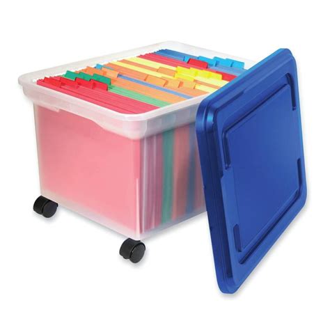 Lid Container Plastic File Boxes With Lids Box Information Center