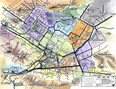 In 2020 a detailed map of kabul city in english with attractions shows where kabul on the world map. Kabul City Map - Kabul Afghanistan • mappery