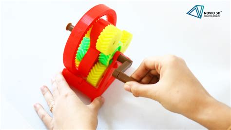 3d Printed Mechanical Wind Up Toy Model 3d 3dprinted Toy 3dprinting