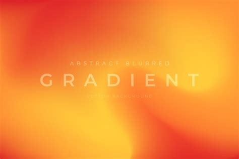 Premium Vector Blurred Gradient Abstract Background Orange Lava Color