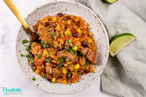 Use your instant pot to make the most delicious and tender fajita steak and peppers! Instant Pot Spanish Rice with Beef Sirloin or Flank Steak | Its Yummi