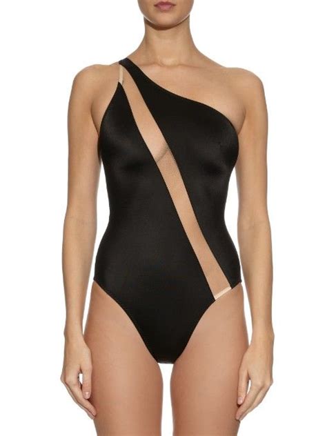 One Shoulder Nude Insert Swimsuit Norma Kamali MATCHESFASHION COM