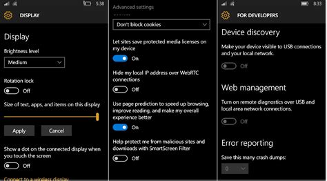 Windows 10 Mobile Emulator Build 10563 Changelog