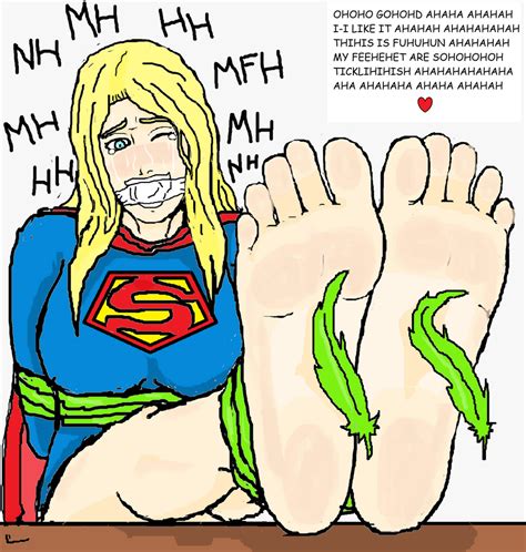 Supergirl Ticklish By Narutobyrufy On Deviantart