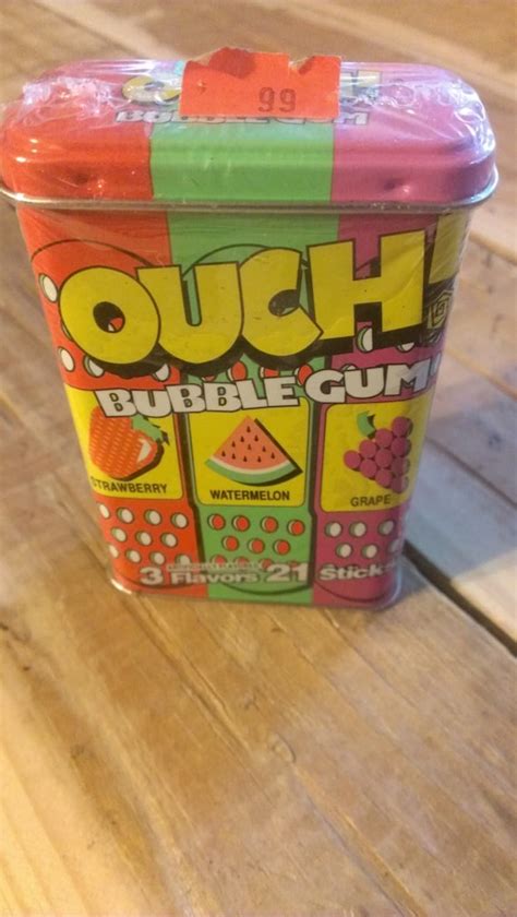 Ouch Gum Tin Unopened By Therecycledgreenrose On Etsy