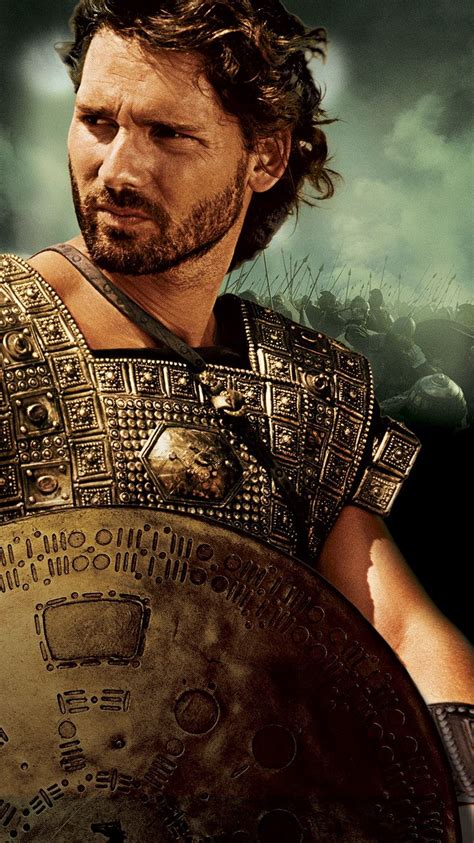 Brad pitt, eric bana, orlando bloom and others. Troy (2004) Phone Wallpaper in 2020 | Eric bana, Troy movie, Troy film
