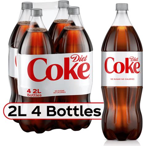 Diet Coke Soda Soft Drink 2 Liters 4 Pack Caseys Foods