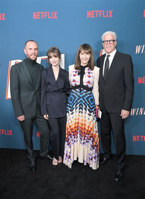 Lily Collins Charlie Mcdowell Couple Up For The Premiere Of Their New Film Windfall Photo