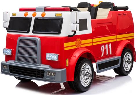 12v Kids Ride On Fire Engine Water Cannon And Cb Tanoy Awesome