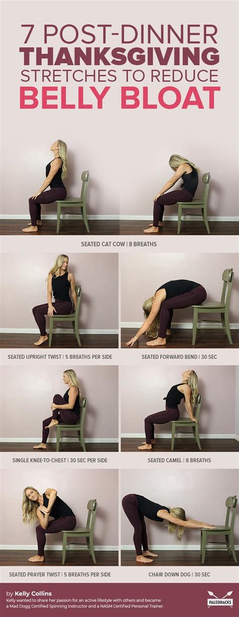 7 Post Dinner Thanksgiving Stretches To Reduce Belly Bloat Easy