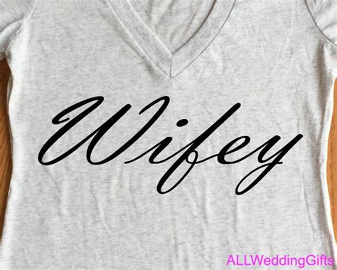 wifey wifey shirt wifey tshirt wifey tank wifey v neck bride shirt wedding day shirt mrs