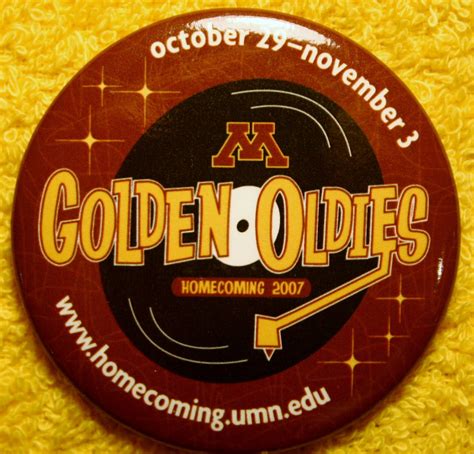 University Of Minnesota Homecoming Buttons 2007