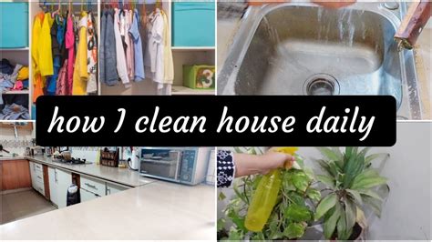 How To Clean House Dailycleaning Routine Motivational Cleaning Vlog