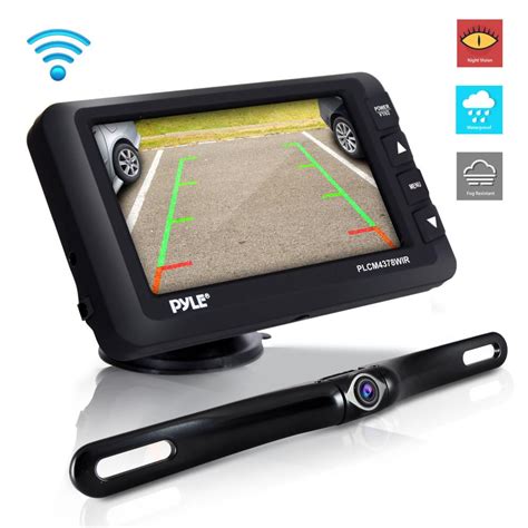 Pyle Ca Plcm4378wir5 On The Road Rearview Backup Cameras Dash Cams