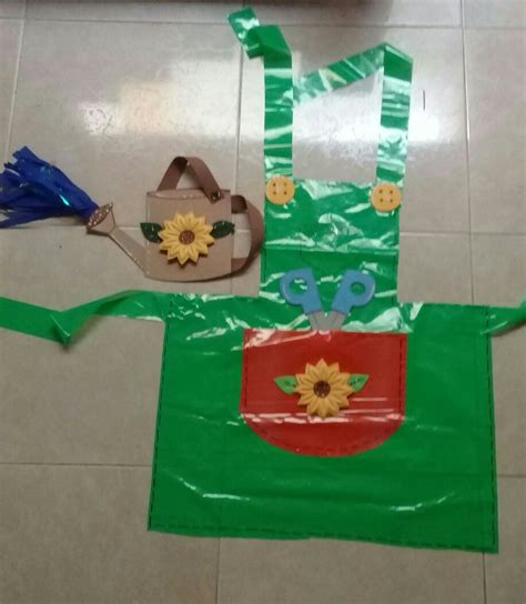 Disfraz De Jardinero En PlÁstico Fantasias Carnaval Material Didático