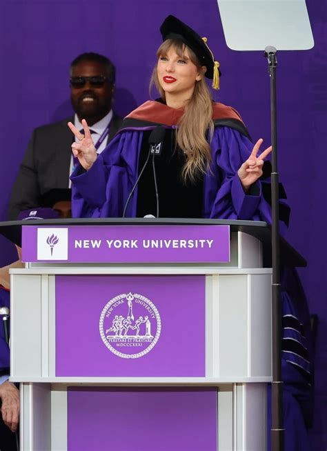 Taylor Swift Tells Graduates To Embrace ‘cringe As She Gets Honorary