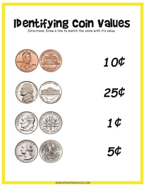 Practice Counting Coins Free Printable Worksheets Jenny At Dapperhouse