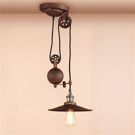 The styles of ceiling lights that are available. Retro Hanging Ceiling Light Vintage Industrial Pendant ...