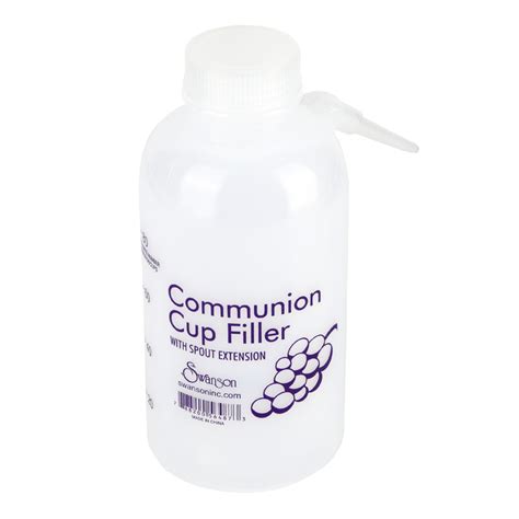 Swanson Communion Cup Filler Bottle With Spout Extension 16 Ounces