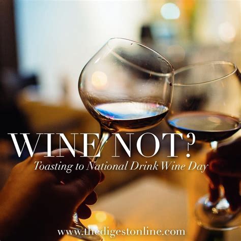 Wine Not Toasting To National Drink Wine Day New Jersey Digest