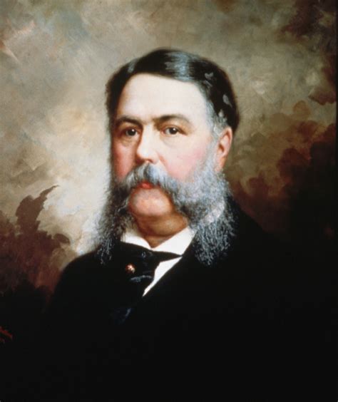Painted Portrait Of Chester Alan Arthur 2 Civil War To Great