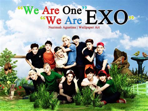We Are One We Are Exo Wallpaper By Nazimah Agustina