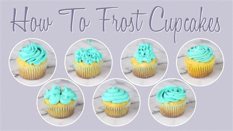 How To Frost Cupcakes Youtube