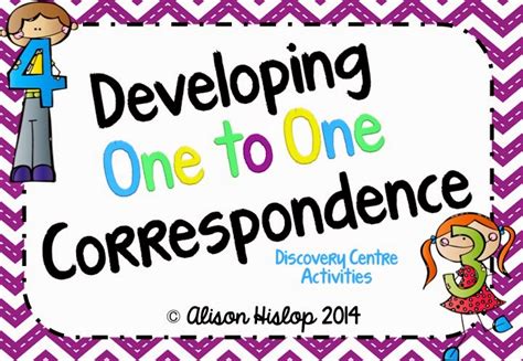 Developing One To One Correspondence Teaching Maths With Meaning