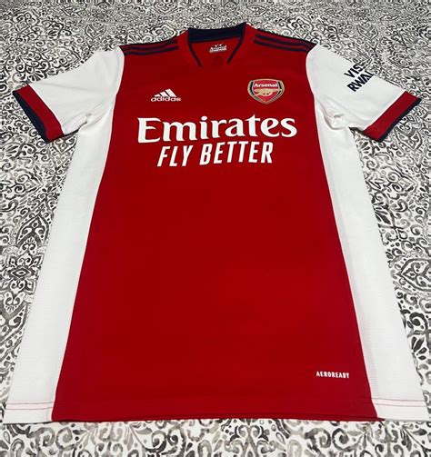Authentic Arsenal 202122 Home Jersey Mens Fashion Activewear On