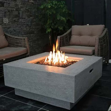 Concrete Propane Fire Pit Table Chelsea Garden