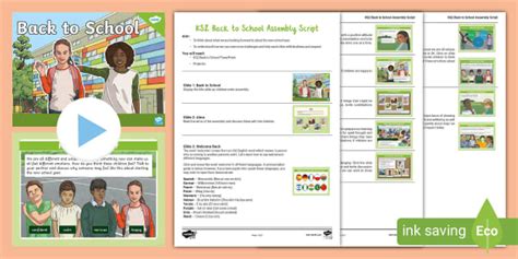 Ks2 Back To School Assembly Pack New School Year Assembly