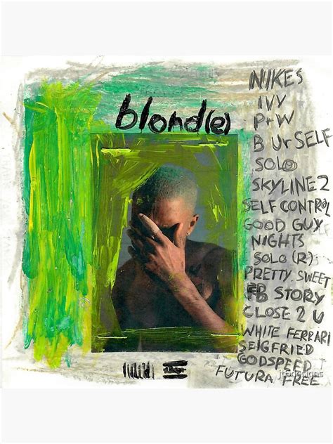 Frank Ocean Blonde Album Poster Campaigntop