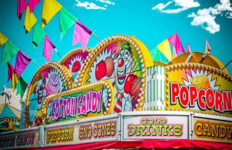 Cotton Candy Carnival Food Vendor Bold Color By Eye Shutter To Think