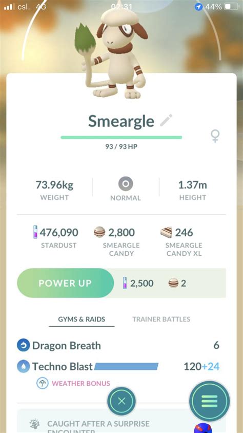 Does Anyone Know How I Can Get A Smeargle Knowing Dragon Breath And