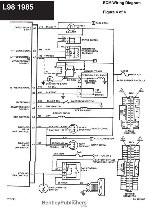 Chevrolet chevy ii nova electrical wiring diagram 254 kb. Wiring Diagram - L98 Engine 1985-1991 (GFCV) - Tech ...