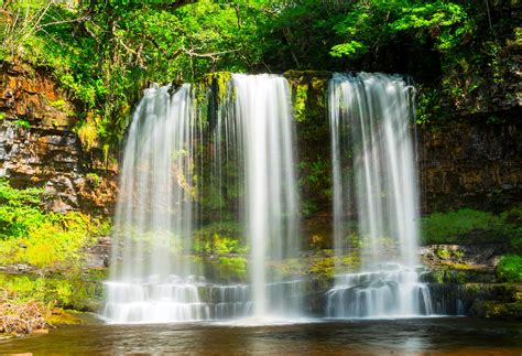 Time Lapse Photography Of Waterfall At Daytime Hd Wallpaper Wallpaper